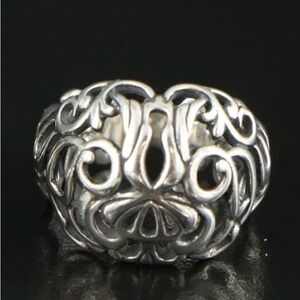 - Carolyn Pollack sterling silver filigree dome ring